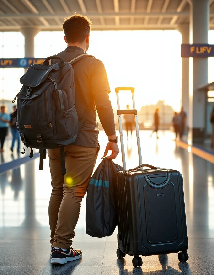 Viagem de mochila vs viagem com malas qual pesa capa